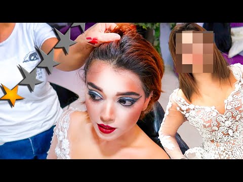 عروس شدم👰♀️ رفتم بدترین آرایشگاه استانبول (با آرایشگره دعوام شد😑)