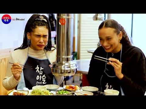 돼지고기 치마살 숯불구이 맛에 '한국인은 천재다!' 이탈리아 자매 반응