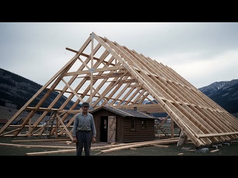 Neighbor's Laughed When He Build a Giant Roof Over His Cabin — Until The Blizzard Proved Her Right