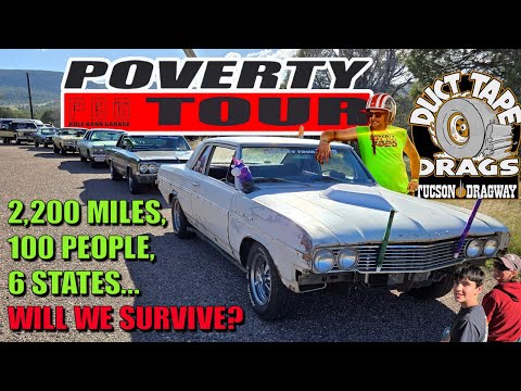 Surviving Poverty Tour: 2200 Miles in BIG BLOCK Buick To Duct Tape Drags!