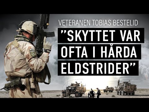 Veteranen Tobias: "Skyttet var ofta i hårda eldstrider"