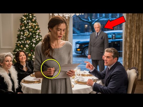 In Tears, She Signs the Christmas Dinner Divorce – They Never Knew Her Father Is a Billionaire