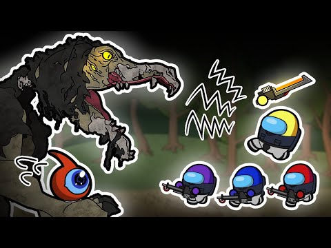 SCP682 vs  SCP131 &amp; SCP999 &amp;  GHOSTBUSTERS  EP.2 I Among Us Animation