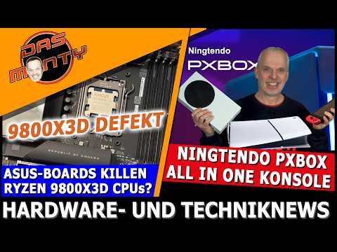 Arbeisspeicher 340% Teurer | Asus-Boards killen Ryzen 9800X3D | Ningtendo PXBox - All in One Konsole