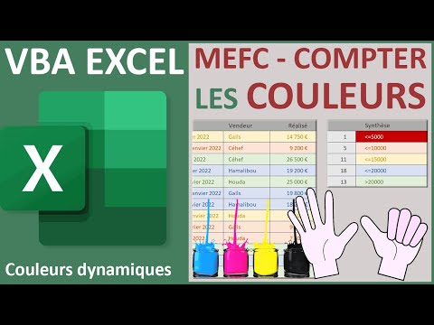 Compter les couleurs d'une mise en forme conditionnelle