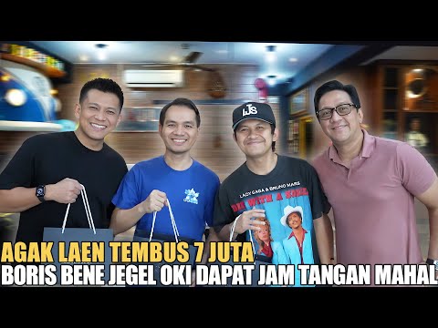 AGAK LAEN DAPAT JAM TANGAN DARI ANDRE.. JEGEL SAMPE NANGIS BAHAGIA