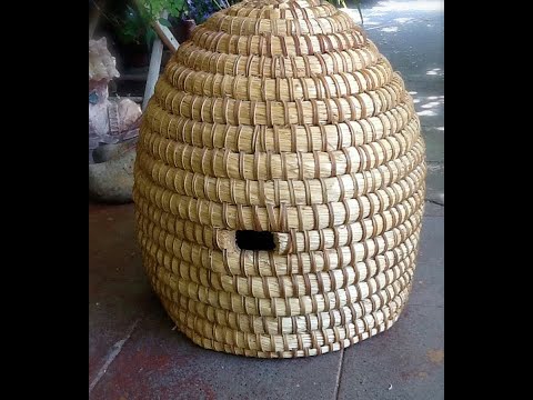 How To Make a Straw Skep Bee Hive