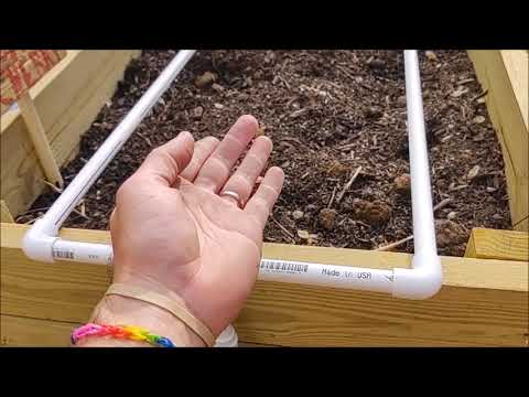 DIY Raised Garden Bed PVC Irrigation