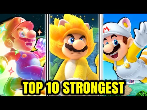 Top 10 STRONGEST Power Ups in the Mario Universe