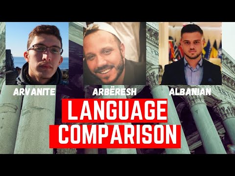 ARVANITE, ALBANIAN & ARBERESH discuss & compare their languages PART ONE