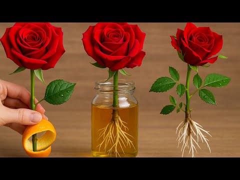 Stick a rose cutting in this water — 999 roots by morning!