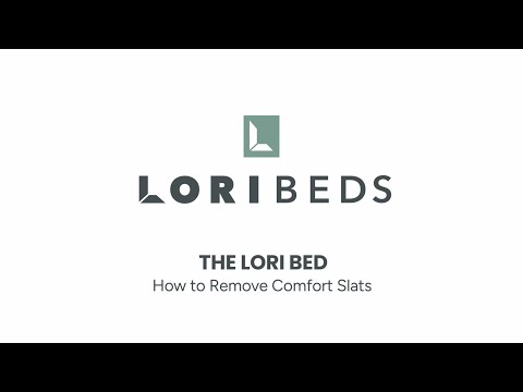 The Lori Bed - How to Remove Comfort Slats