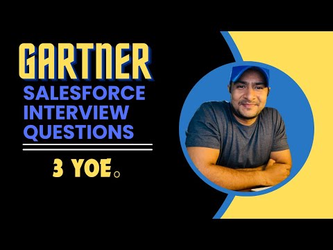 Gartner Salesforce Developer Interview Question || 3YOE|| Salesforce Developer Interview Preparation