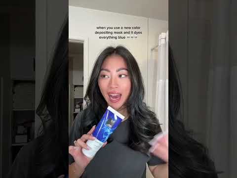 WHEN YOU USE A NEW COLOR DEPOSITING MASK... #shorts