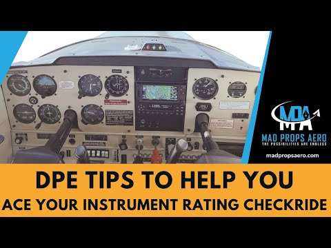 DPE insights into how you can ACE your Instrument Checkride