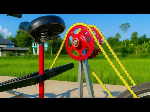 I invented the One-Legged Disabled Bicycle! It will surprise you