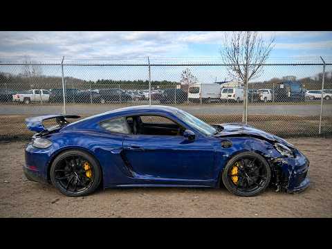 I Bought a TOTALED 718 Porsche GT4 SIGHT UNSEEN