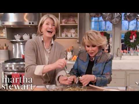 Joan Rivers & Martha Make Stuffed Calamari