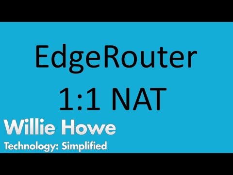 EdgeRouter 1:1 NAT
