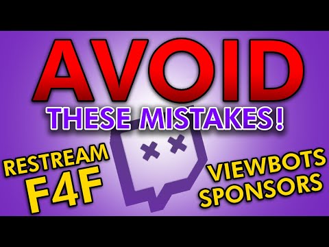 10 BIGGEST Streamer Mistakes & How To AVOID Them!