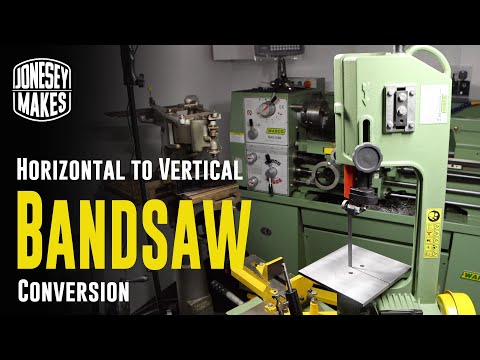 Converting my horizontal metal cutting bandsaw to vertical