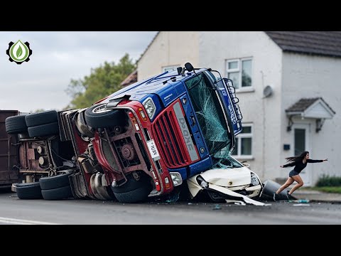 Dangerous Idiots Truck & Idiots In Cars Got Instant Karma | Heavy Equipment Fails Compilation #3