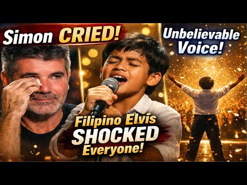 Simon Cowell CRIES After Filipino Boy’s Elvis Performance 😭🎤