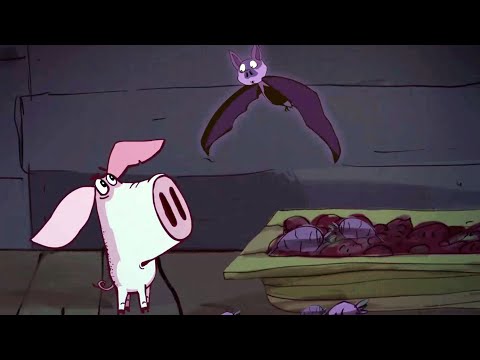 Поросёнок 🐽 Страшилки из деревни 👻 ⭐ Смешные мультики для детей  💠  Гора самоцветов