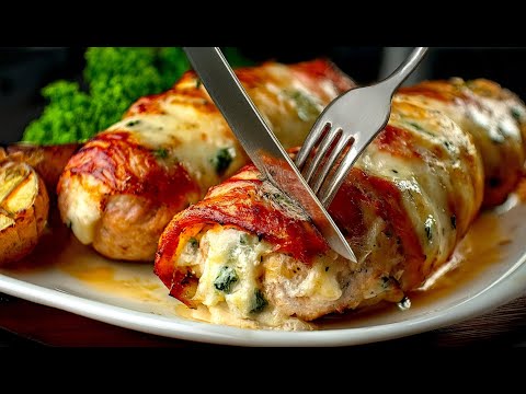 👉 "20 minutes! You've never eaten chicken rolls like these before 😋🍗🧀"
