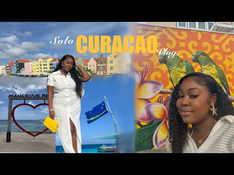 SOLO TRAVEL to CURACAO Vlog | My First Solo Trip, Boat Day, Relaxing, Excursions & more