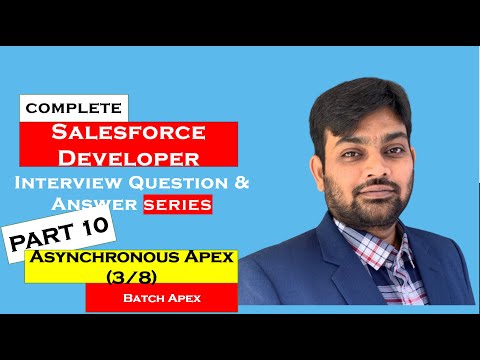 Salesforce developer interview questions || 2023 || Part 10 || Async Apex - Batch Apex