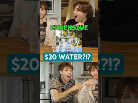 $1 vs $20 Water Taste Test 🤯