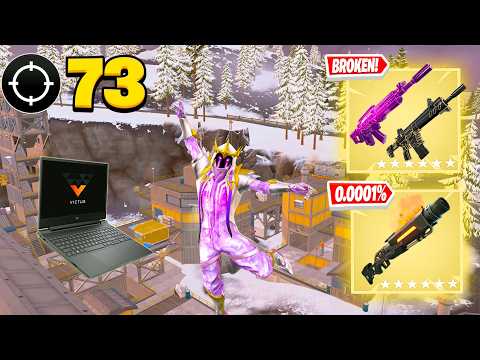 73 Elimination "Solo RELOAD” Gameplay Wins (Fortnite Chapter 7 Laptop KBM)
