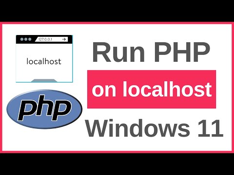 How to Run PHP file on localhost on Windows 11