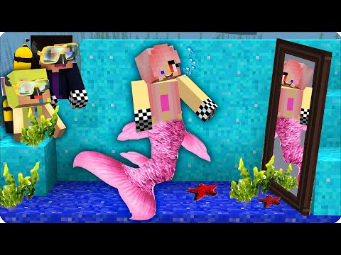 🐋ЛЕСКА Стала РУСАЛКОЙ в Майнкрафте! Шеди и Нубик Кубик Раскрыли ТАЙНУ ЛЕСКИ!