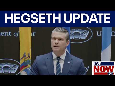 Hegseth speaks amid Iran strikes