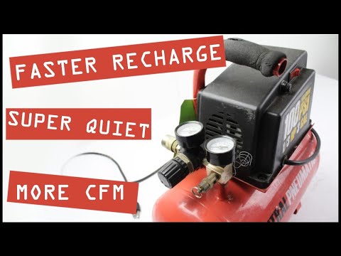 Hot-Rodding Harbor Freight’s Cheap Compressor With Recycled Fridge Parts