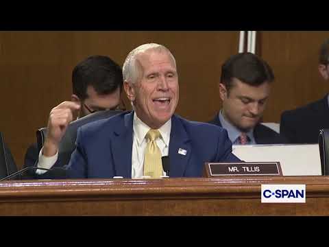 DHS Secretary Noem Answers Questions from Senators Tillis, Booker, Lee and Padilla