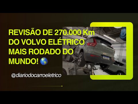 270,000km service on the world's highest-mileage 100% electric Volvo!