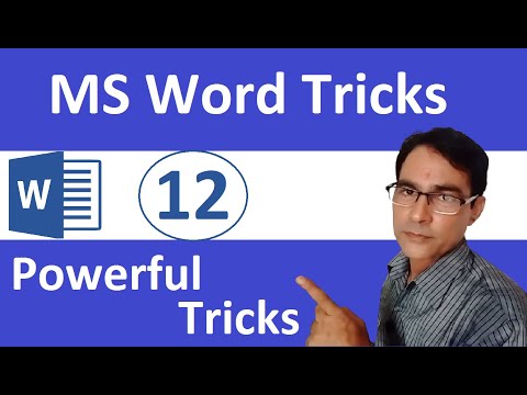 MS Word 12 Powerful tricks in hindi | Magical secrets, tips and tricks of Microsoft word