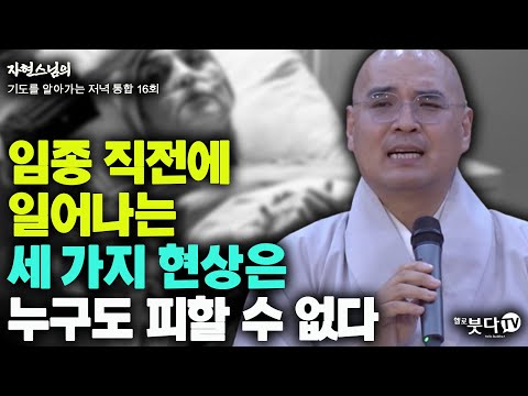 임종 직전에 일어나는 세 가지 현상은 누구도 피할 수 없다 | 자현스님의 기도를 알아가는 저녁 통합본 16회 웃음 재미 이야기 전설 문화 역사 죽음 세상 신기 불교
