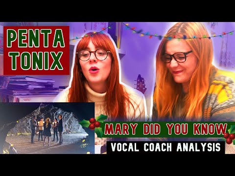 CHRISTMAS SPECIAL! Vocal Coaches react to PENTATONIX - 'Mary Did You Know'