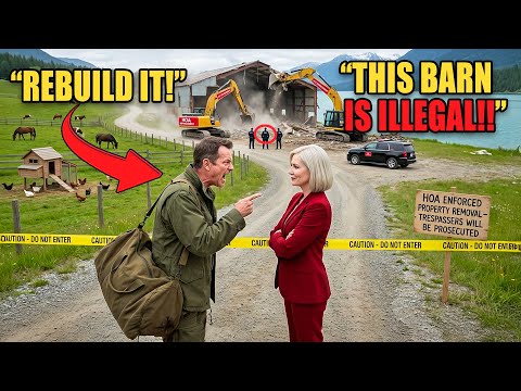 I Returned From Deployment — HOA Destroyed My Ranch Barn, Now They’re Rebuilding It | HOA Unfolded