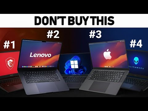 AVOID THESE LAPTOPS BRANDS IN 2025! Top 12 Ranked WORST to BEST (Buyer's Guide)