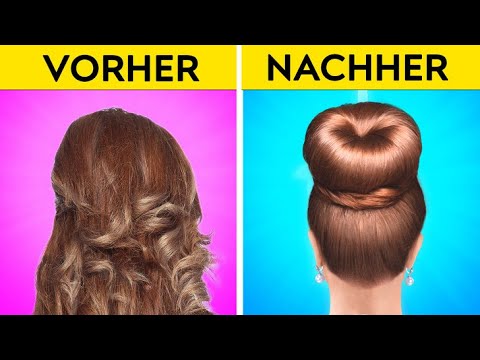 CLEVERE HAAR-HACKS || Beauty-Tipps und Tricks! Make-up Tutorials | Schulideen & Bastelei von 123 GO!