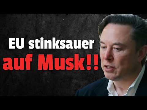 💥JETZT legt sich Elon Musk mit der EU erneut an!!