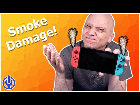 This Nintendo Switch Was in a House Fire! Let's Fix It!