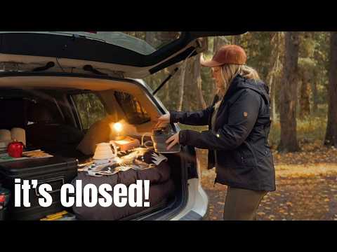 LIVING in my CAR: Glacier National Park during the Government SHUTDOWN