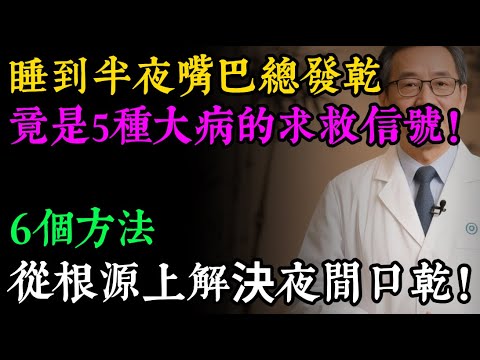 半夜口乾，竟是5種「大病」的求救信號！醫生警告：不是缺水，可能是糖尿病、甲亢在敲門，再不管就晚了！#健康知识#老年健康#健康养生#健康之眼