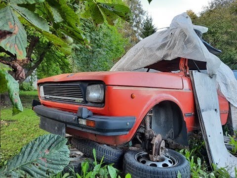 Starting 1979 Fiat 127 after 15 years of sitting
